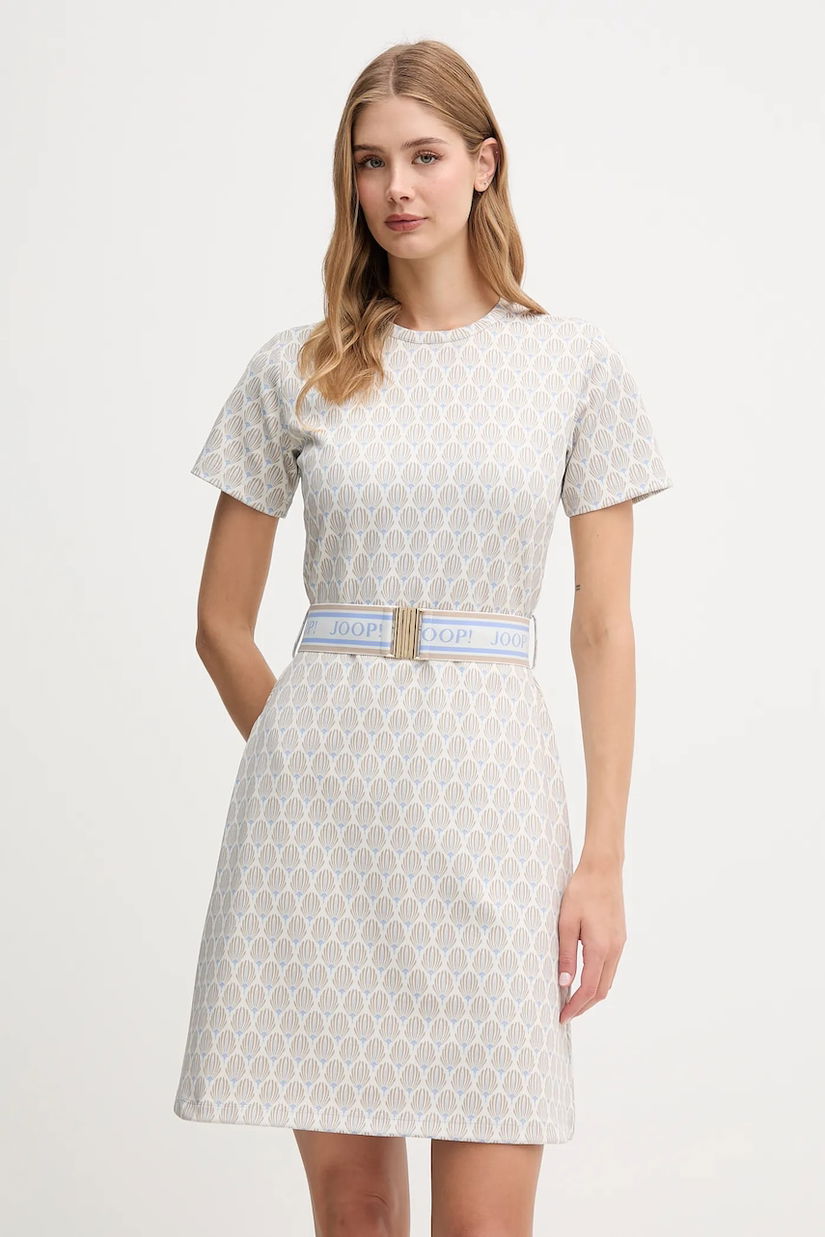 Joop! rochie culoarea bej, mini, evazați, 30047790