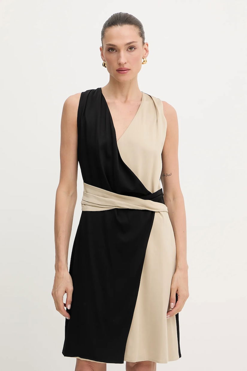 BOSS rochie culoarea negru, mini, evazați, 50542870