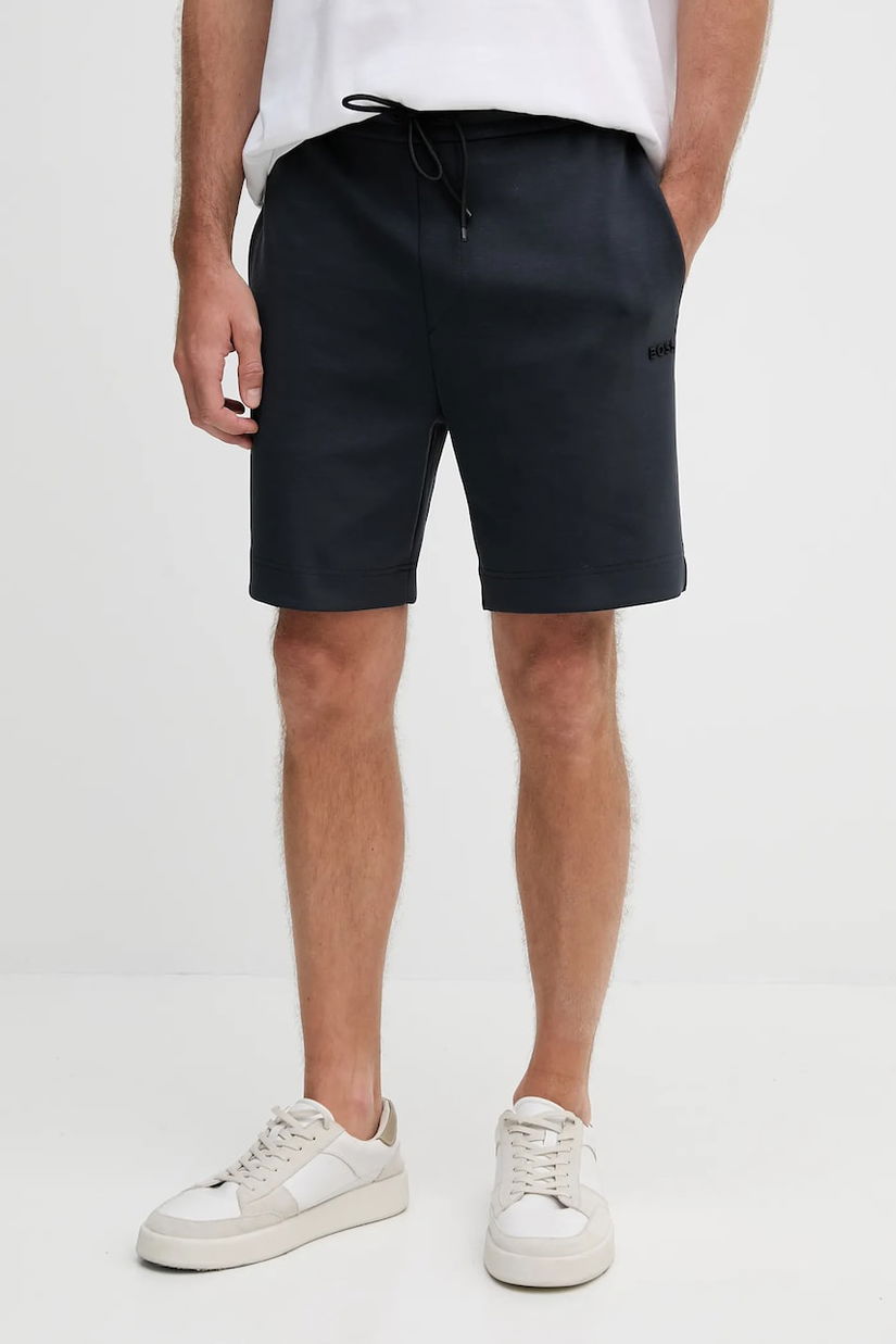 BOSS Green pantaloni scurți culoarea bleumarin, 50543091