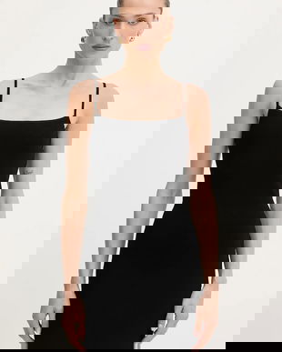 MICHAEL Michael Kors rochie culoarea negru, mini, mulată, MT5833Z33D