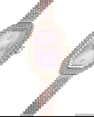 Swarovski ceas DEXTERA culoarea roz, 5717588