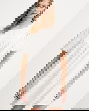 Hoss Intropia rochie culoarea bej, mini, evazați, 8229136