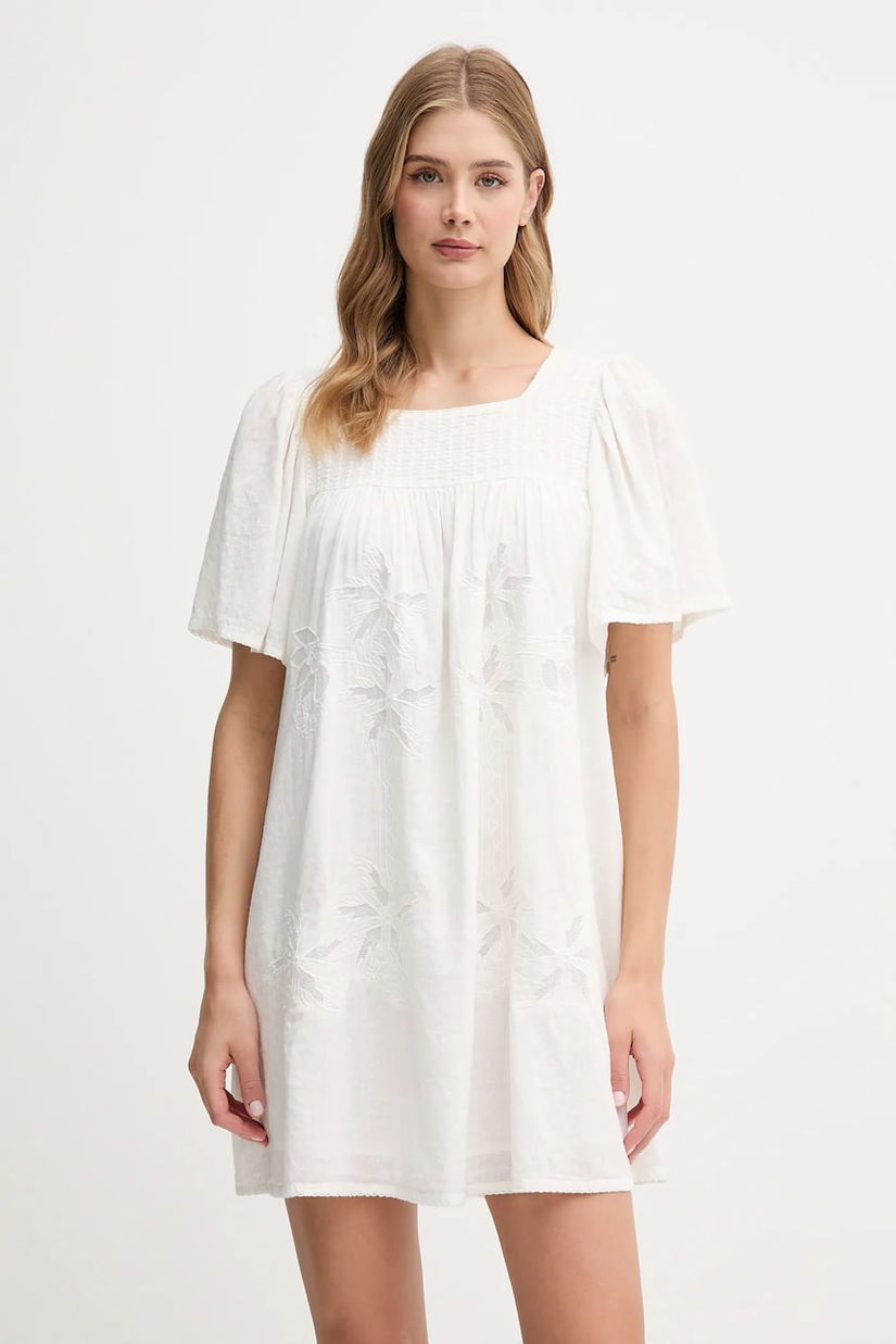 Hoss Intropia rochie culoarea bej, mini, evazați, 8229136