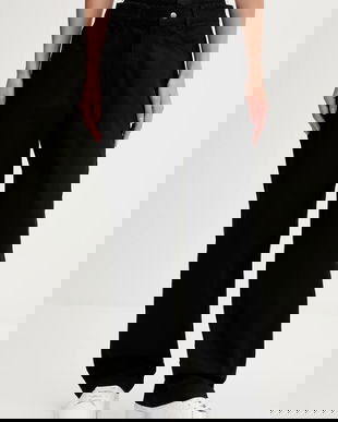 adidas Originals pantaloni Firebird culoarea negru, drept, high waist, JX7594