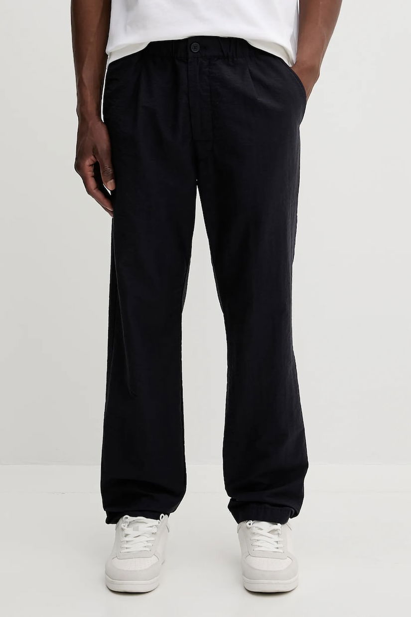 Marc O'Polo pantaloni culoarea bleumarin, cu fason chinos, 5000006953