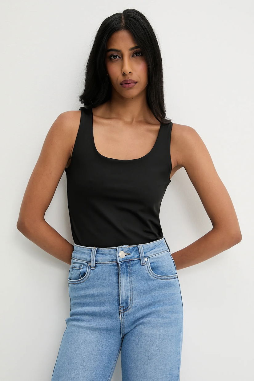 Answear Lab bluza culoarea gri, neted