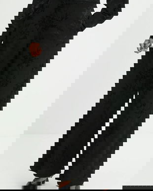 Answear.LAB pantaloni culoarea negru, lat, high waist