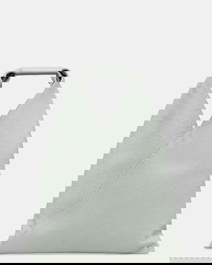 MM6 Maison Margiela poșetă de piele culoarea gri, S54WD0043