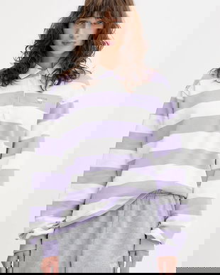 Tommy Jeans hanorac de bumbac culoarea violet, cu imprimeu, DW0DW20948