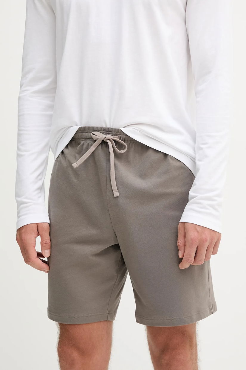 BOSS pantaloni scurți de lounge culoarea turcoaz, 50515314