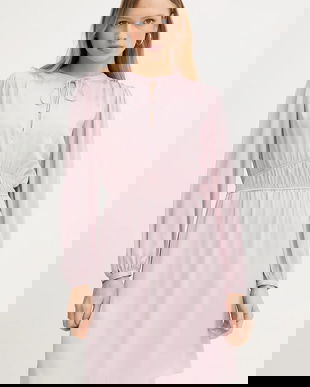 BOSS Orange rochie culoarea roz, mini, evazati, 50544038