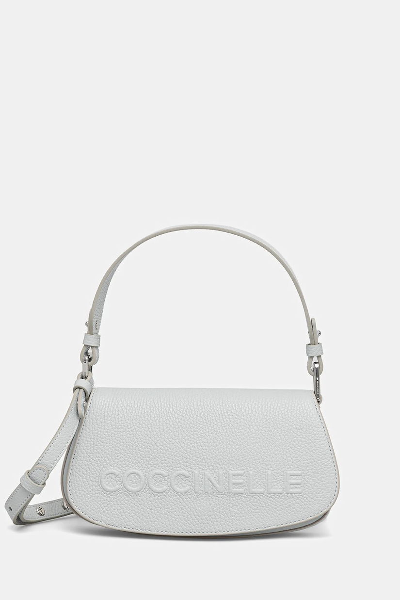 Coccinelle poșetă de piele culoarea bordo, E5 QBB 52 01 01
