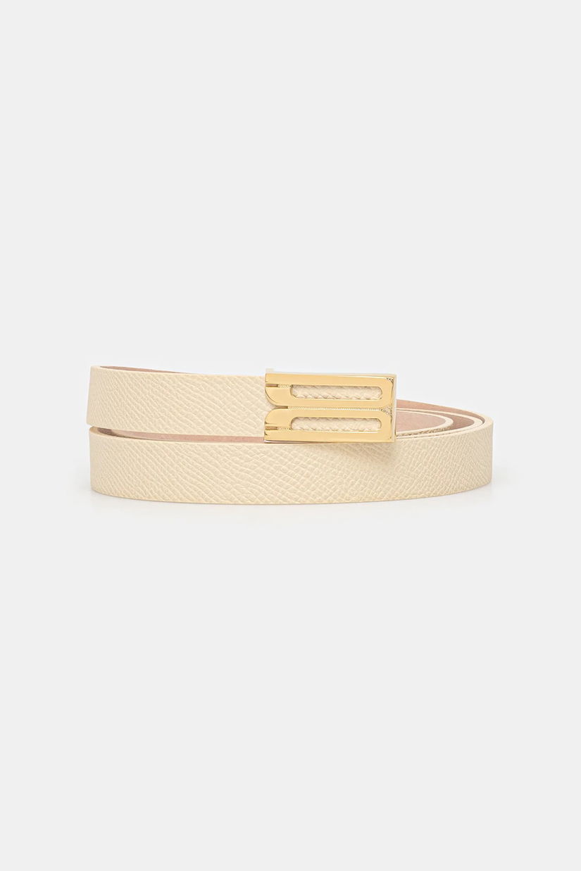 Victoria Beckham curea de piele culoarea negru, 1124ABL006282A