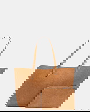 Marc O'Polo geantă de mână din piele întoarsă culoarea maro, 50611950301304