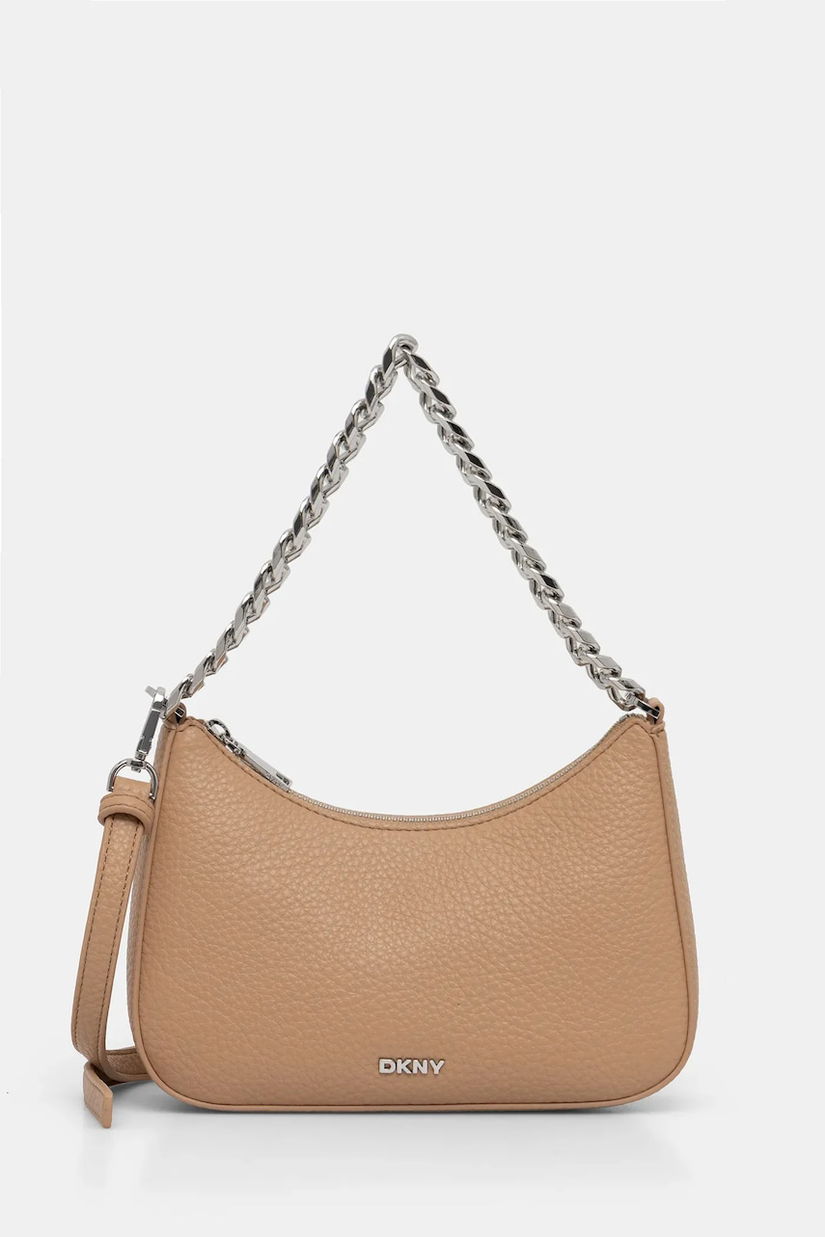 Dkny poșetă culoarea maro, R52EAI10