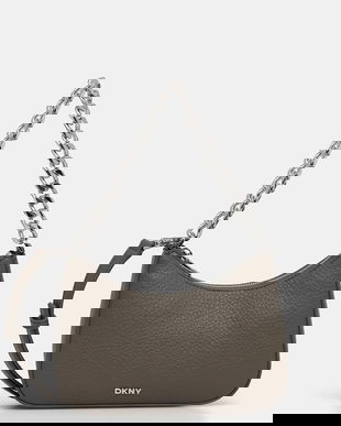 Dkny poșetă culoarea verde, R52EAI10