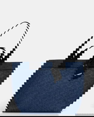 Dkny poșetă culoarea bleumarin, R52AVJ48