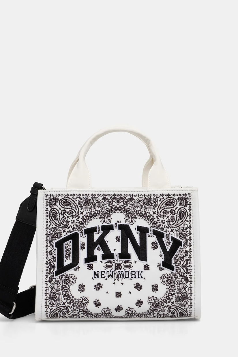 Dkny poșetă culoarea bej, R52AEC80