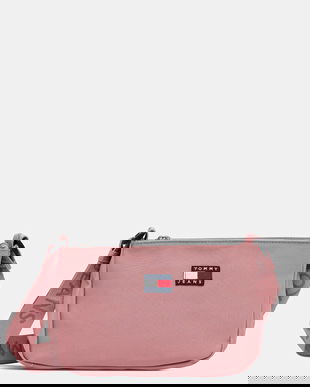 Tommy Jeans poșetă culoarea portocaliu, AW0AW17544