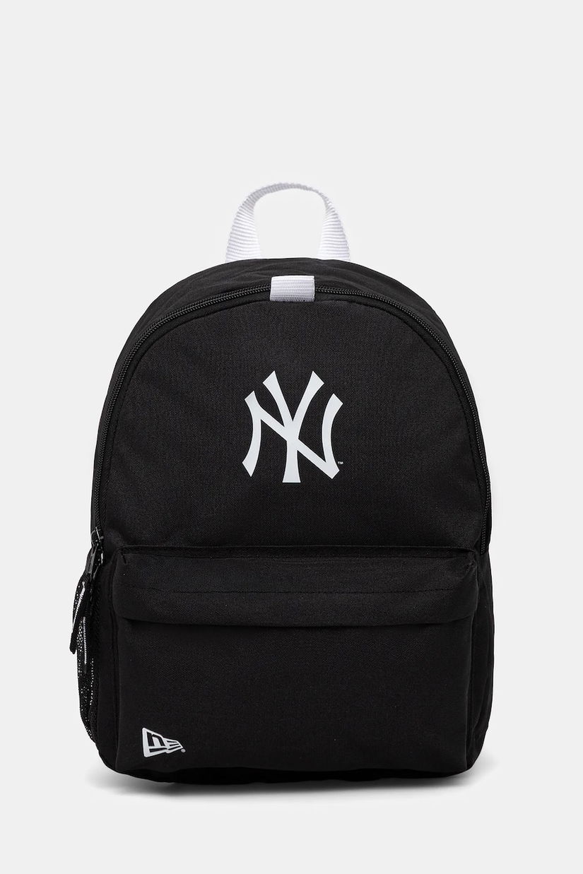 New Era rucsac culoarea negru, mic, neted, 60667092