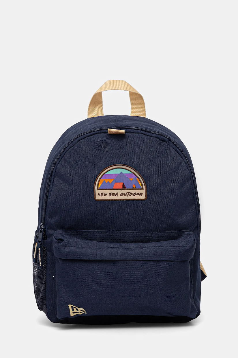 New Era rucsac culoarea bleumarin, mic, cu imprimeu, 60667095