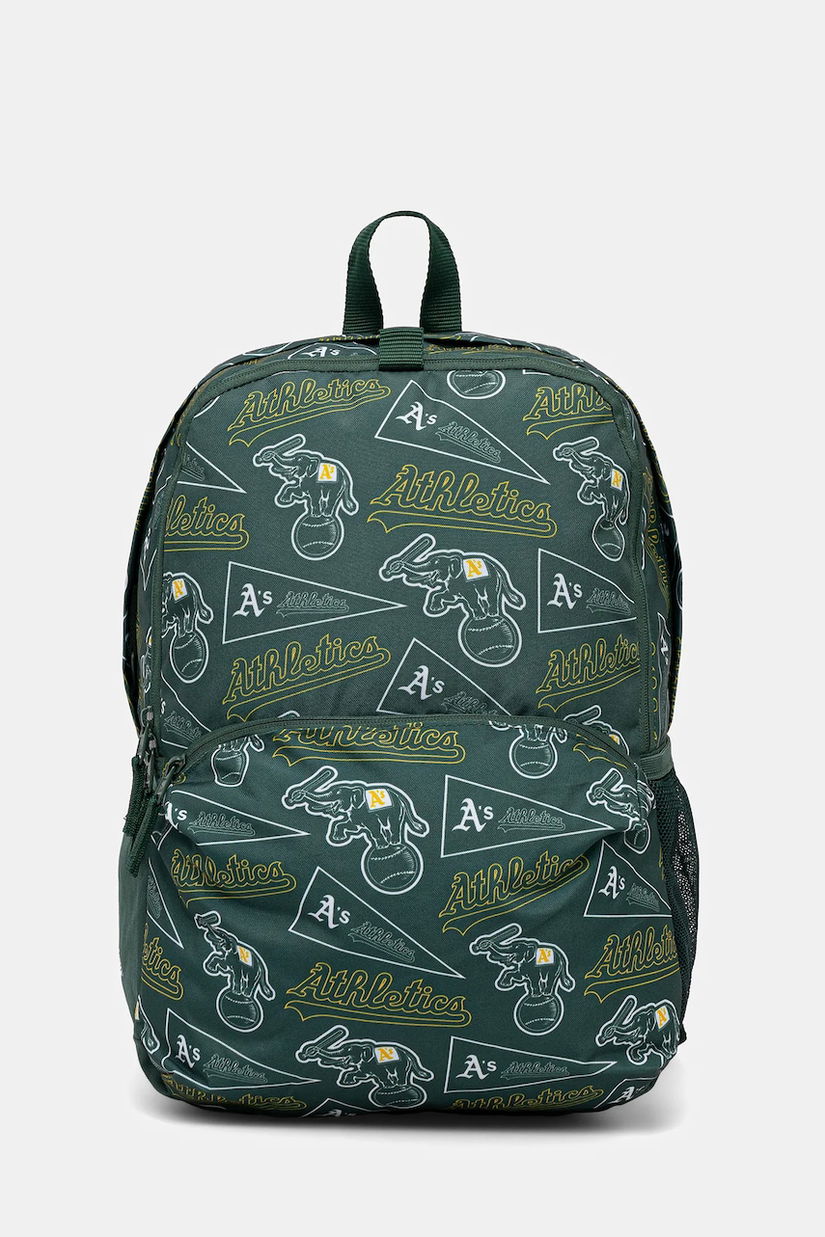 New Era rucsac culoarea verde, mare, modelator, 60667090