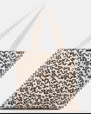 New Era geantă de bumbac culoarea bej, 60667110