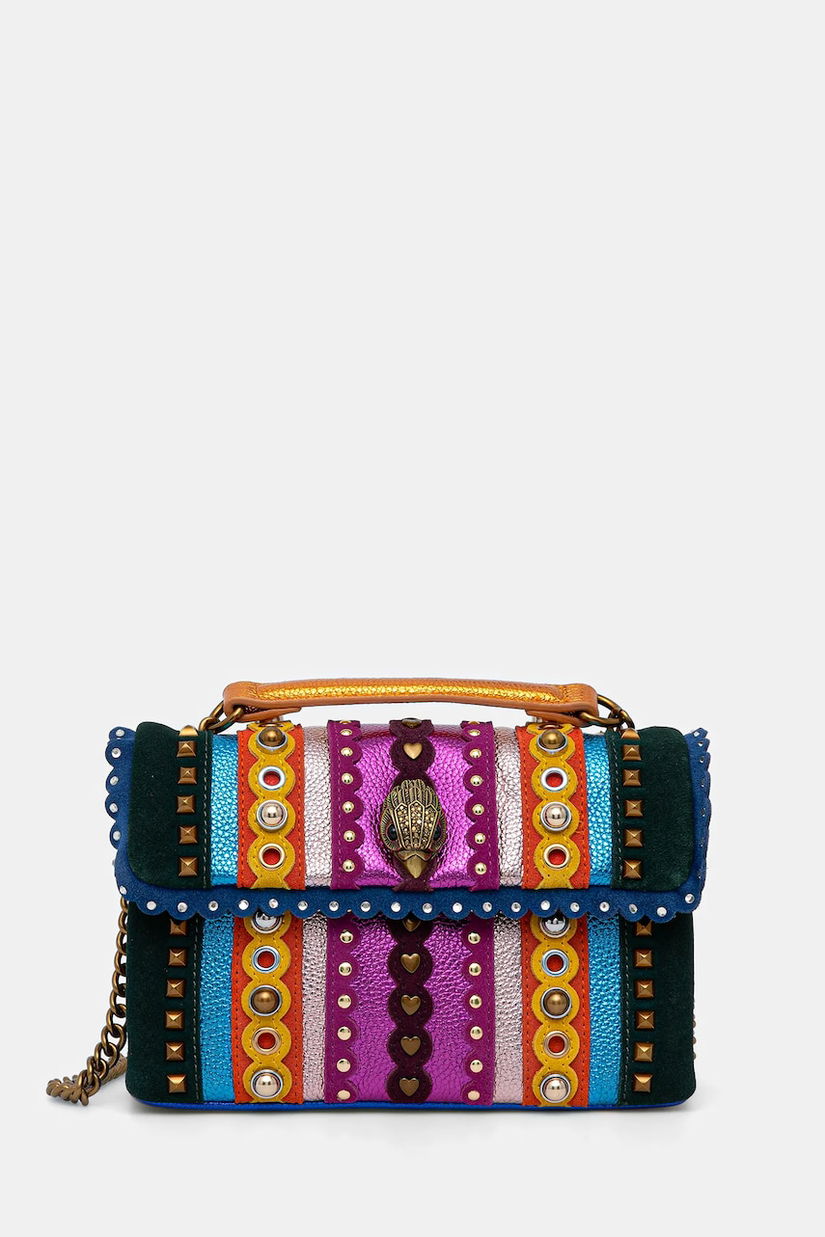 Kurt Geiger London poșetă de piele KENSINGTON culoarea roz, 4697099109