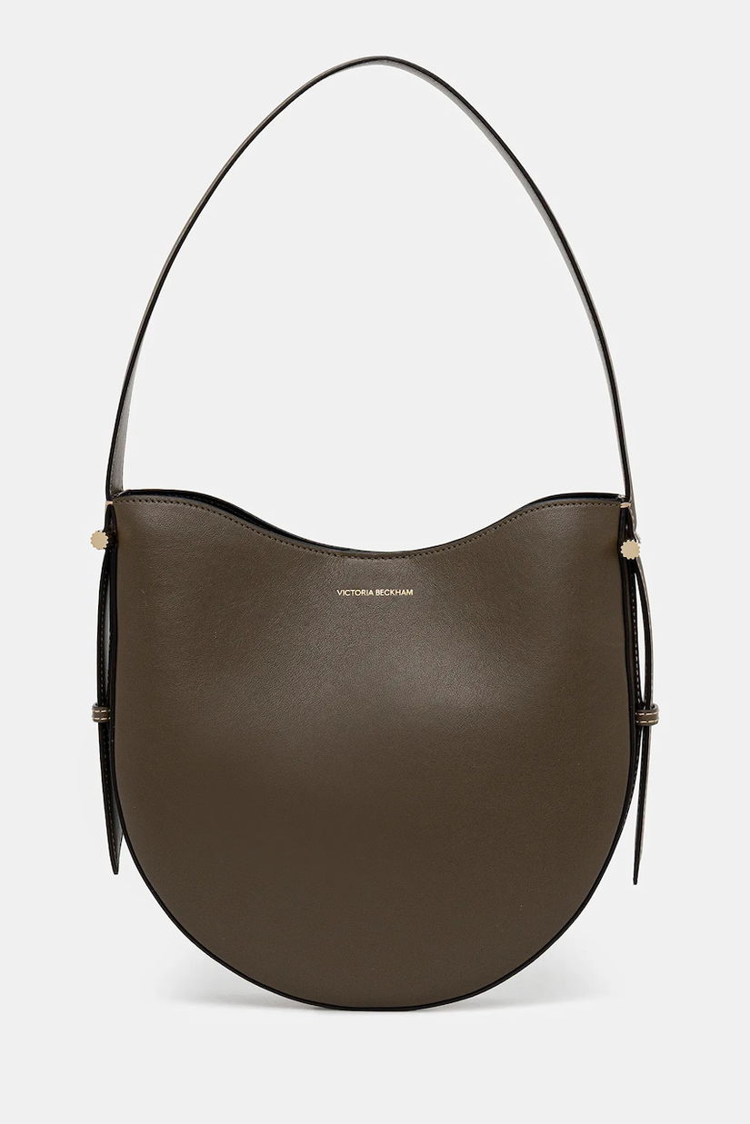 Victoria Beckham poșetă de piele culoarea maro, B125AAC006190A