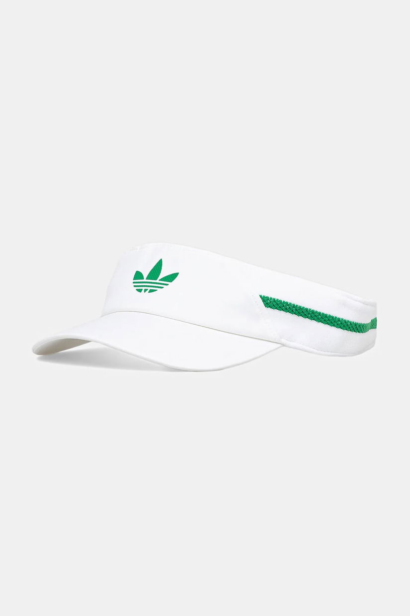 adidas Originals șapcă cozoroc Visor Clima OG culoarea alb, cu imprimeu, JX8838