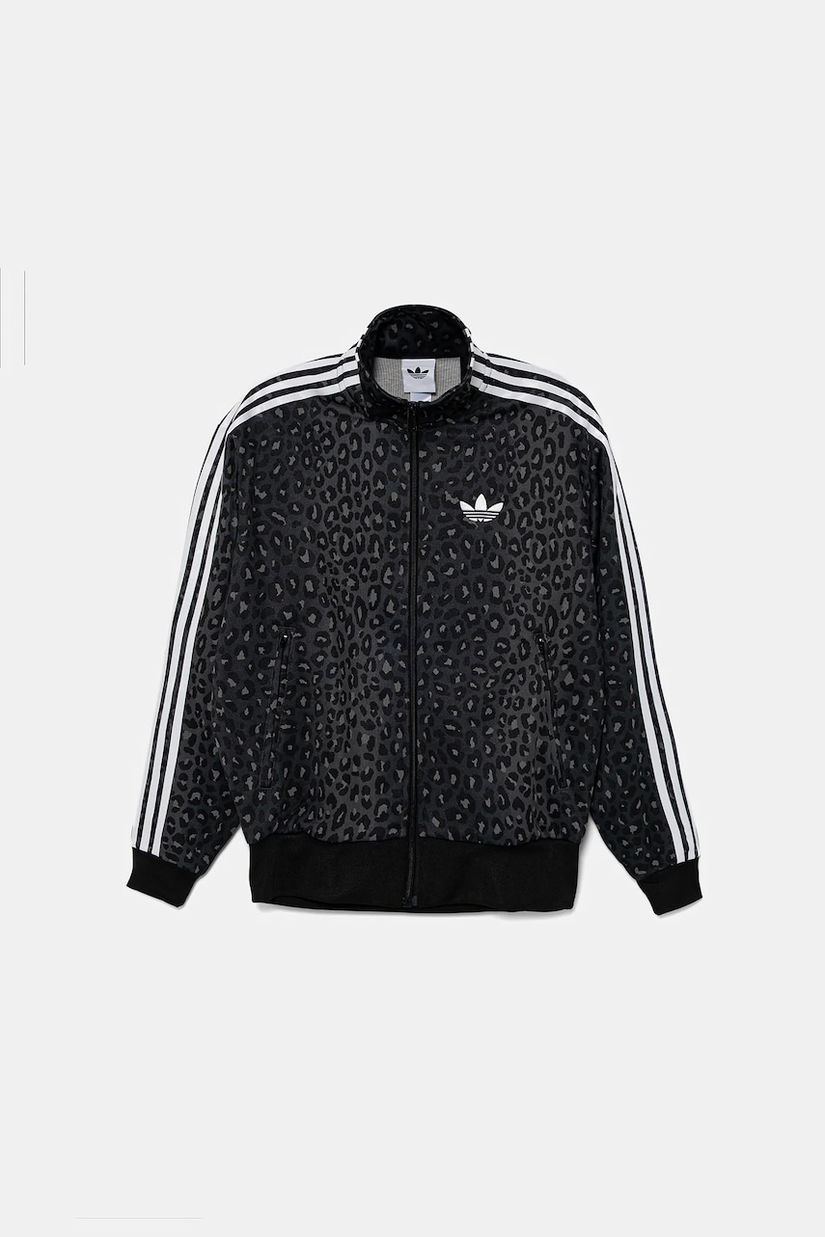 adidas Originals bluză Firebird culoarea negru, cu imprimeu, JV7579