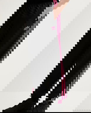 adidas Originals pantaloni de trening Firebird culoarea negru, cu imprimeu, JY1338