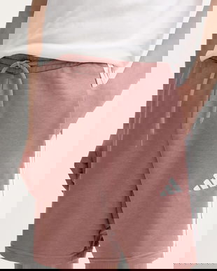 adidas pantaloni scurți 3-Stripes culoarea portocaliu, JY1556