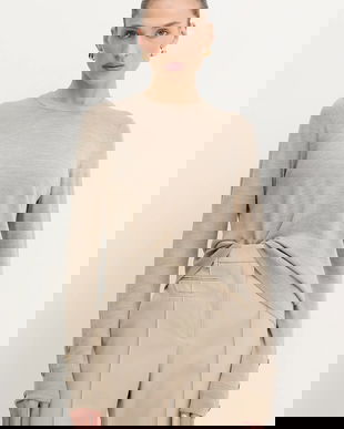 MICHAEL Michael Kors pulover de lână culoarea bej, light, MT5619D4VR