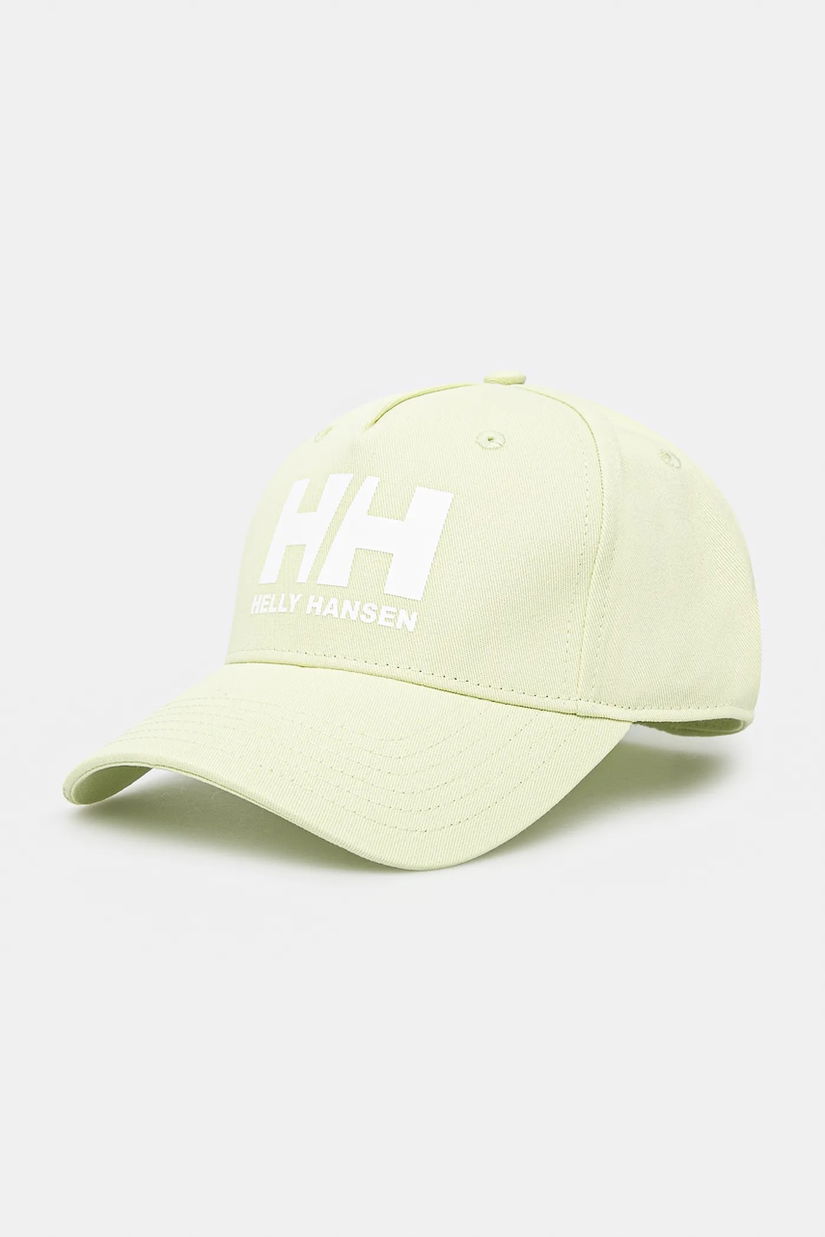 Helly Hansen șapcă de baseball din bumbac Czapka Helly Hansen HH Ball Cap 67434 001 culoarea galben, cu imprimeu