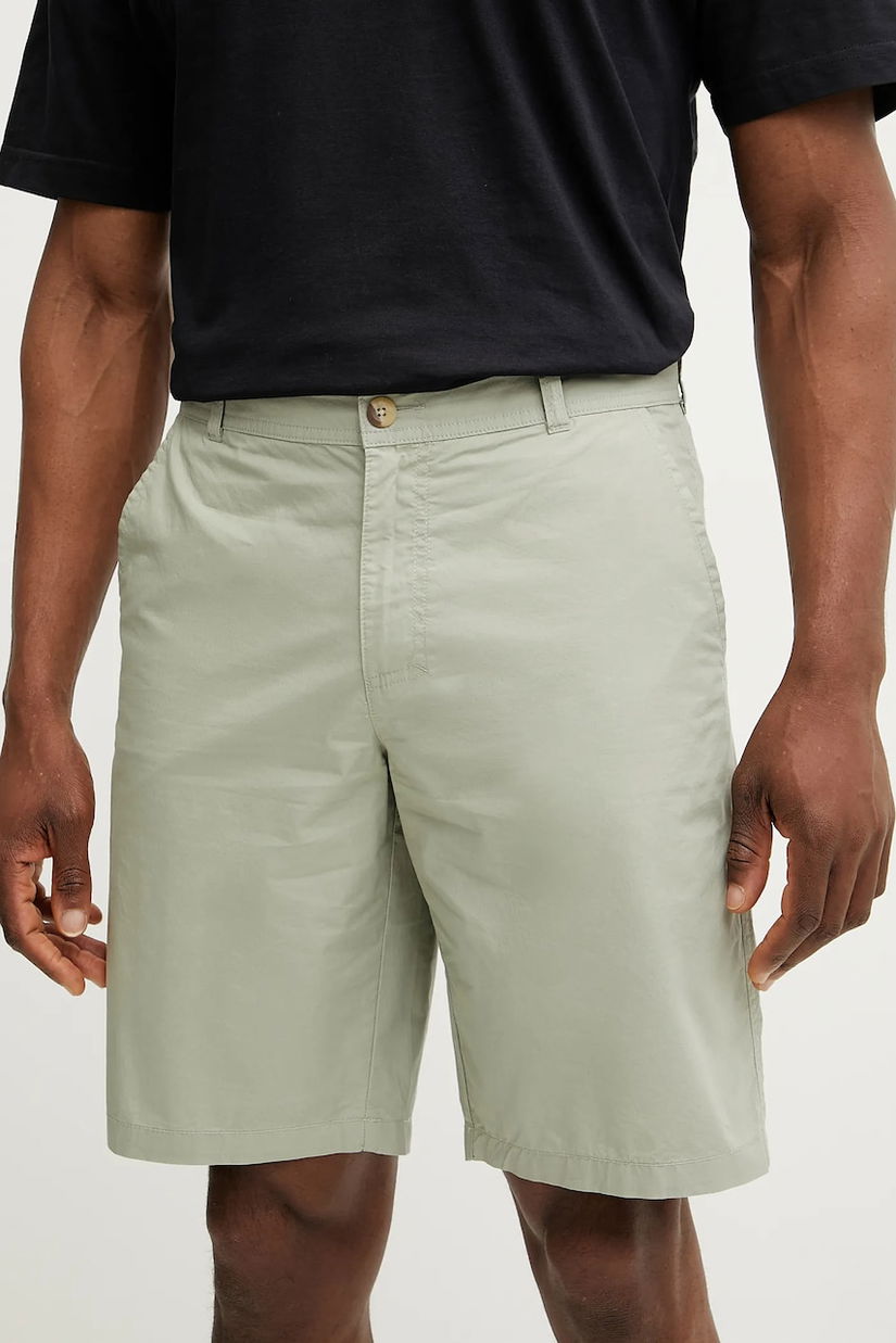 Columbia pantaloni scurti din bumbac Washed Out culoarea verde, 1491953