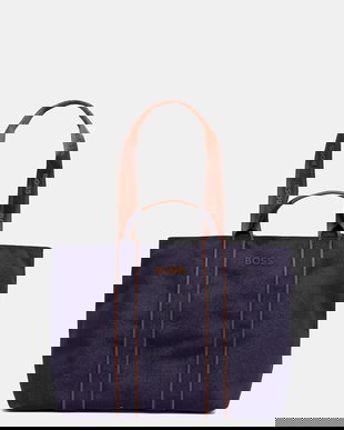 BOSS poșetă culoarea violet, 50546461