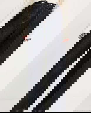 Victoria Beckham jeans culoarea bleumarin, 1325DTR006565A