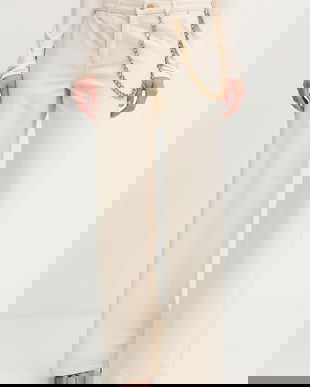 MICHAEL Michael Kors jeans culoarea bej, MT5907MHNG