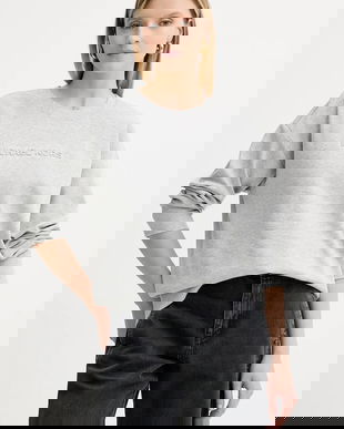 MICHAEL Michael Kors bluză culoarea gri, cu imprimeu, MT551QB5MF