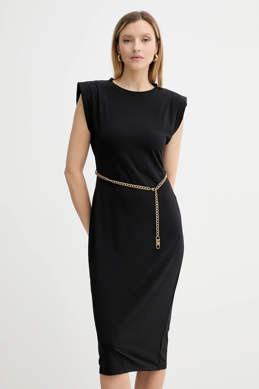 MICHAEL Michael Kors rochie culoarea negru, mini, evazați, MT5831SH6J