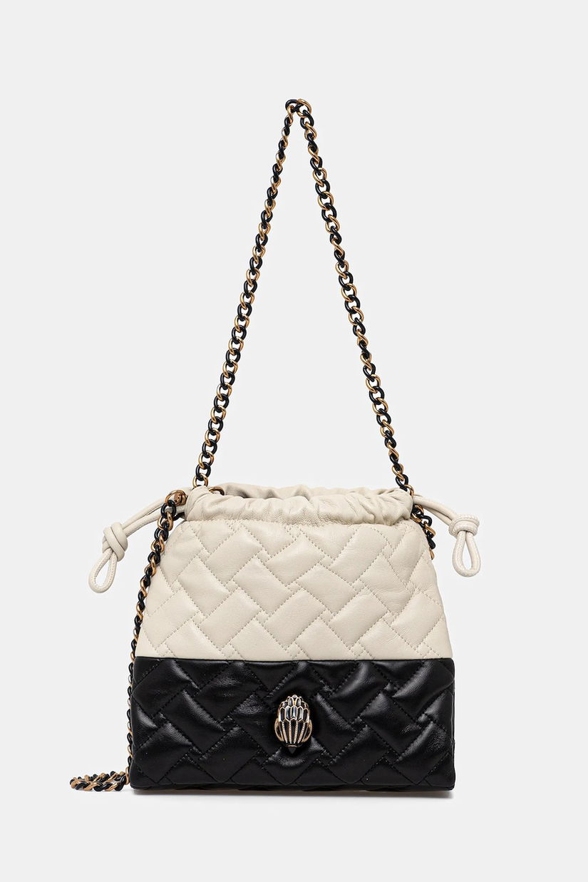 Kurt Geiger London poșetă de piele KENSINGTON culoarea negru, 4702401109