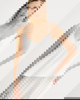 Gestuz top culoarea bej, 10910439