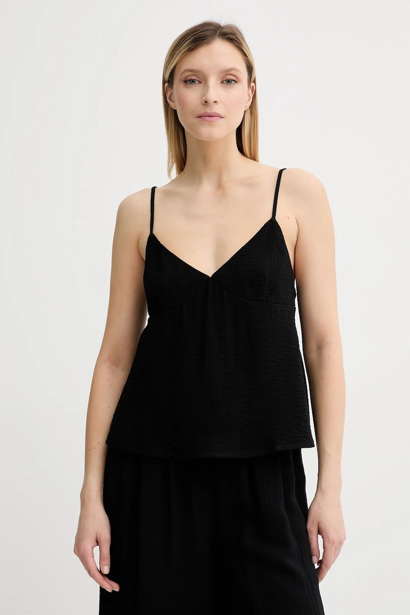 Gestuz top culoarea negru, 10910439