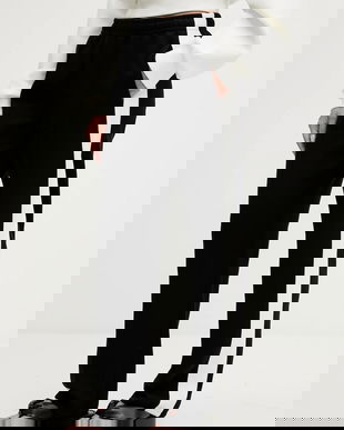 Karl Kani pantaloni de trening culoarea negru, uni, PD00005427