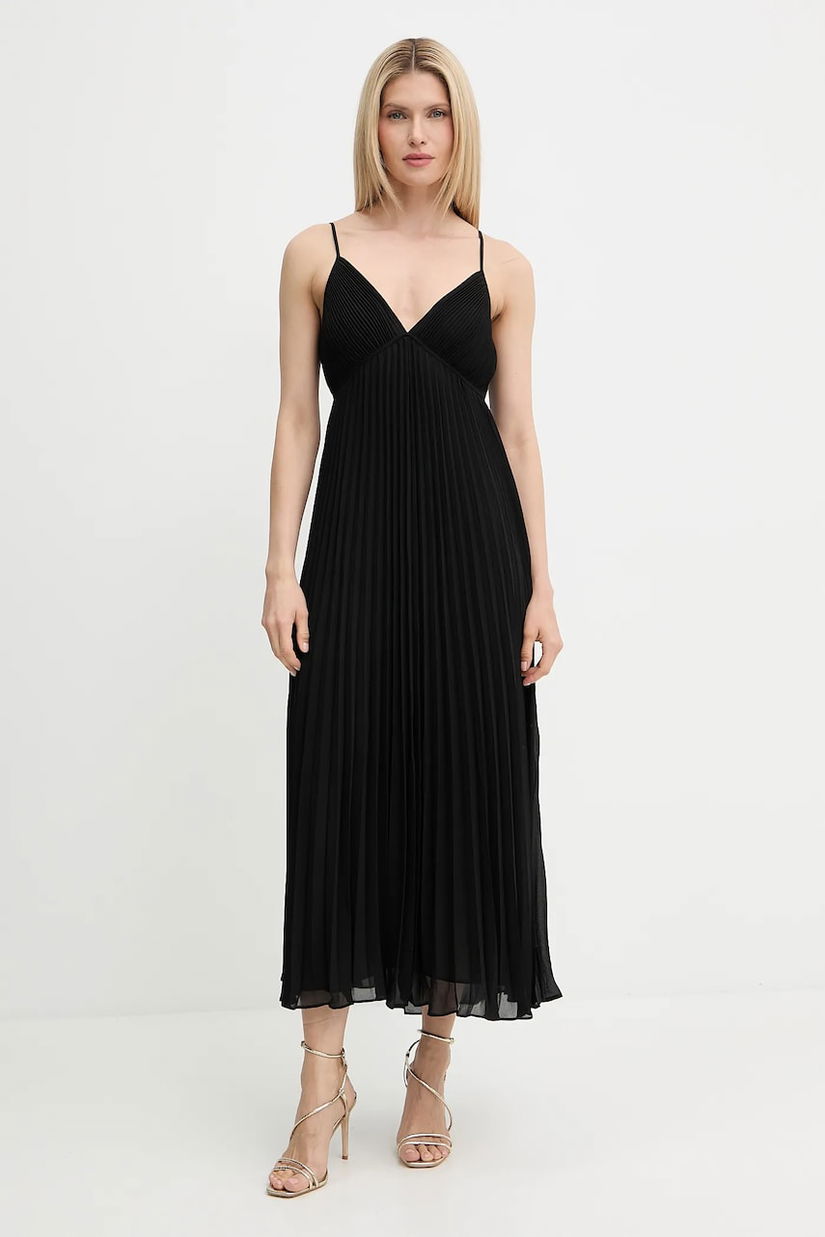 MICHAEL Michael Kors rochie culoarea negru, maxi, evazați, MT583407R3