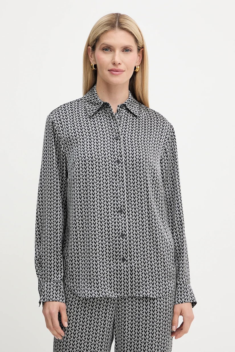 MICHAEL Michael Kors cămașă culoarea gri, cu guler clasic, relaxed, MT540V6JLW