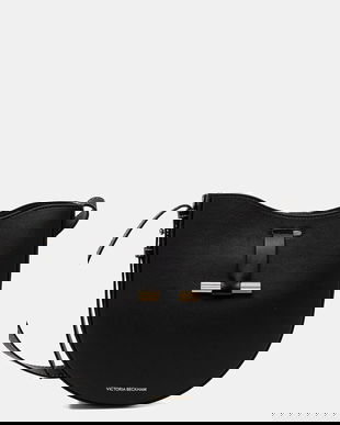 Victoria Beckham poșetă de piele culoarea negru, B325AAC006645A