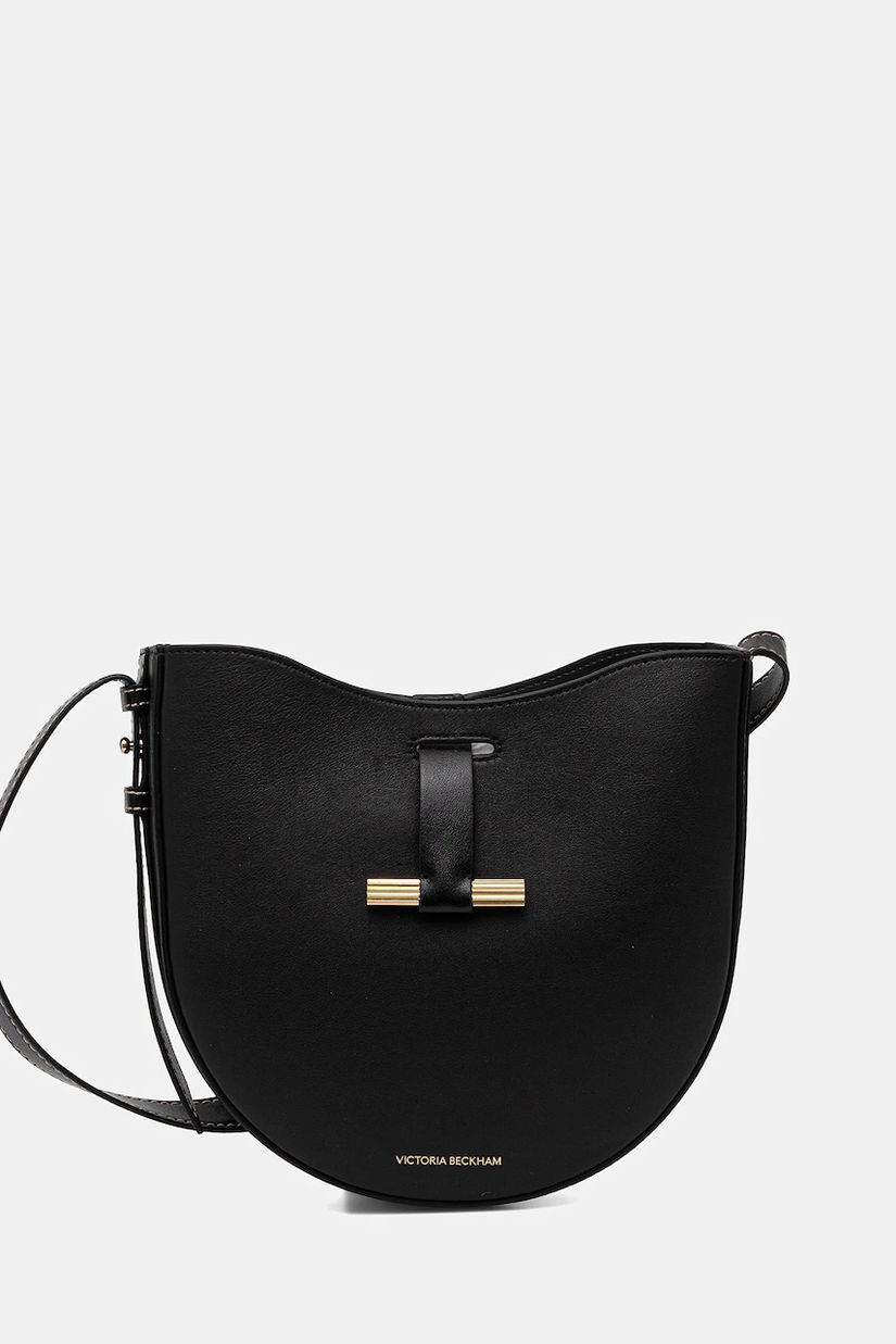 Victoria Beckham poșetă de piele culoarea negru, B325AAC006645A