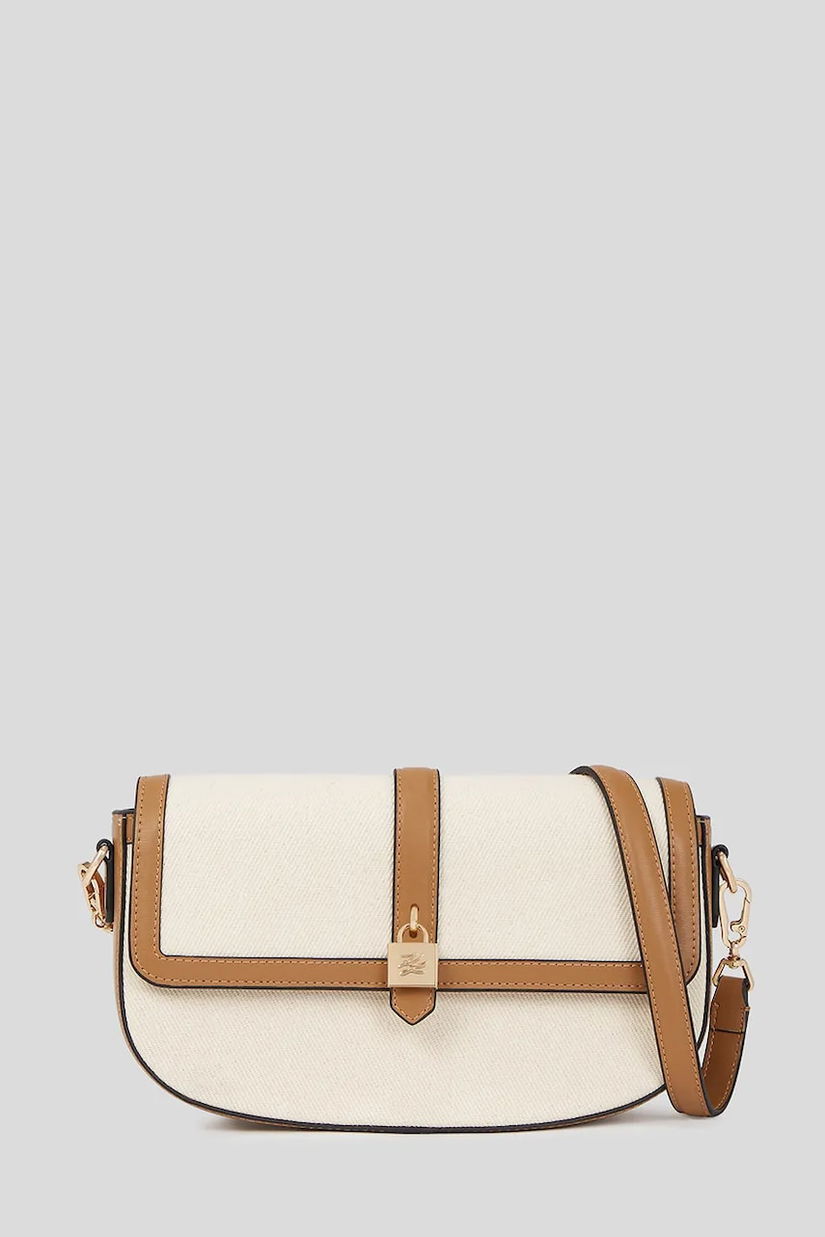 Karl Lagerfeld poșetă culoarea bej, A3W30285